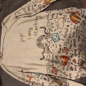 pipi long stockings sweater